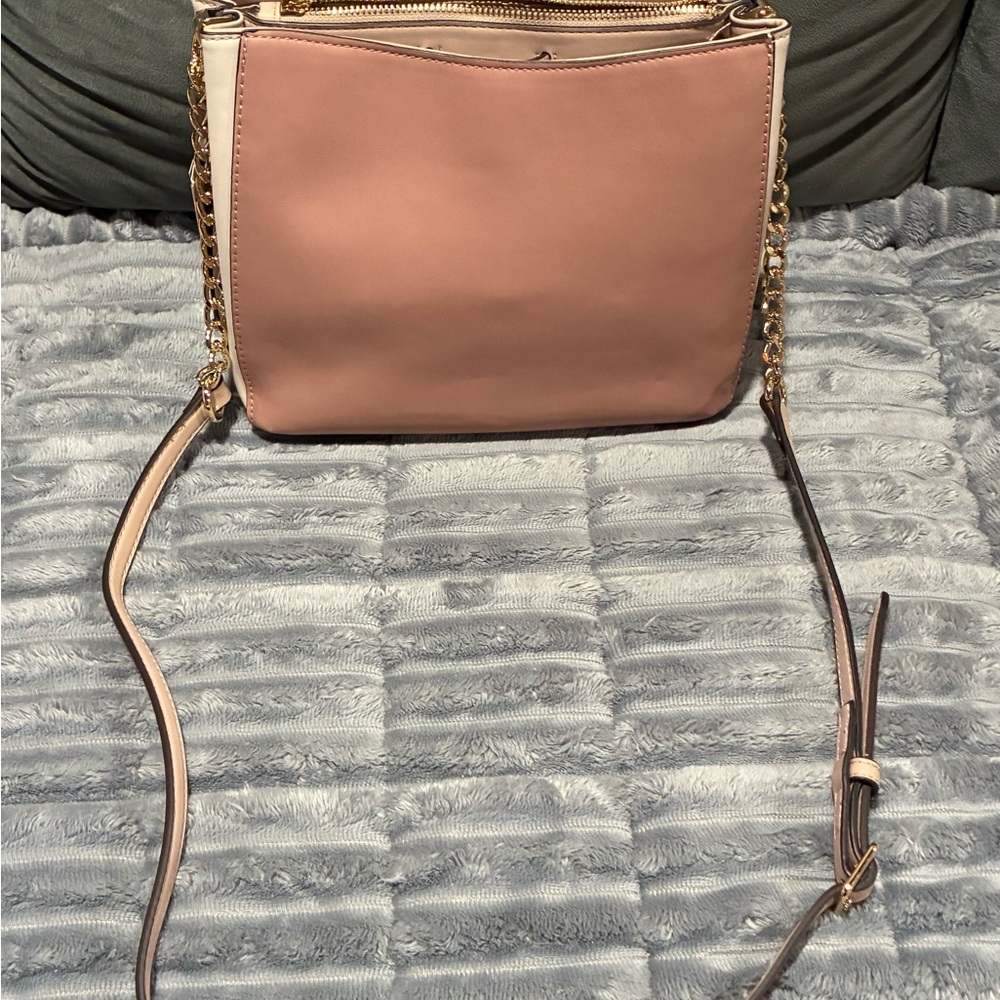 Nine West Pink and Cream Crossbody Bag - Picture 3 of 5
